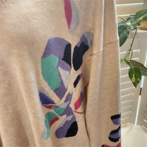 NIC + ZOE NEW FLORAL SWEATER SIZE 2X - Picture 3 of 8